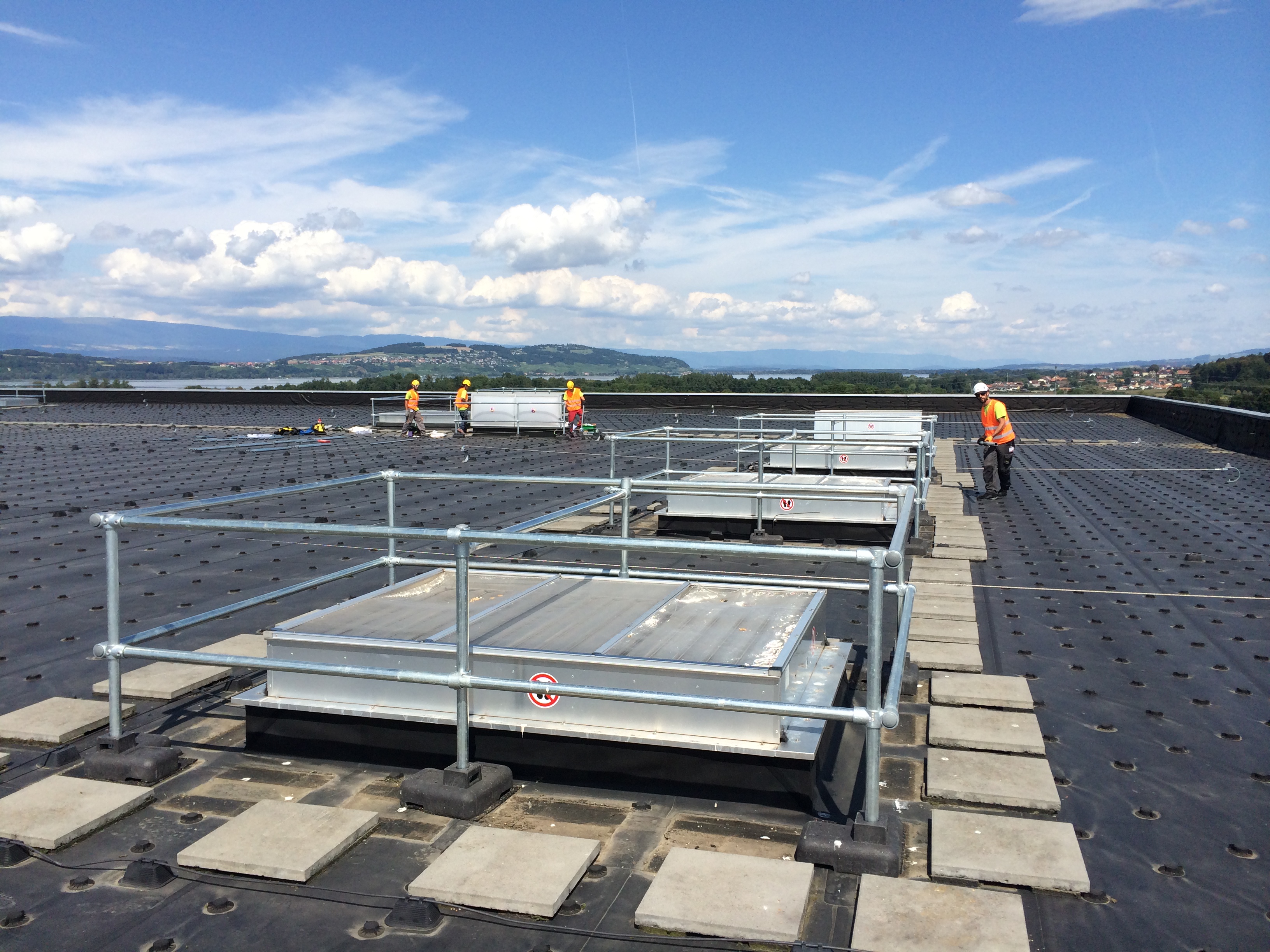 Kee Dome - Gefahren auf dem Dach absichern