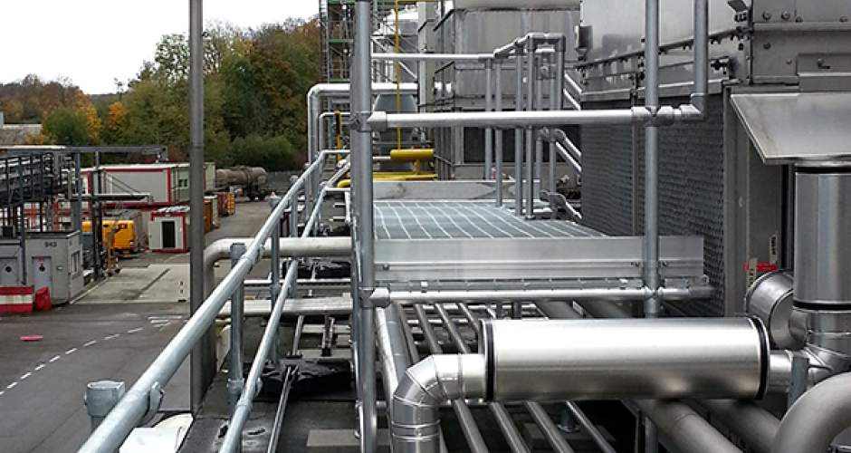 Absturzsicherung Wartungsplattform