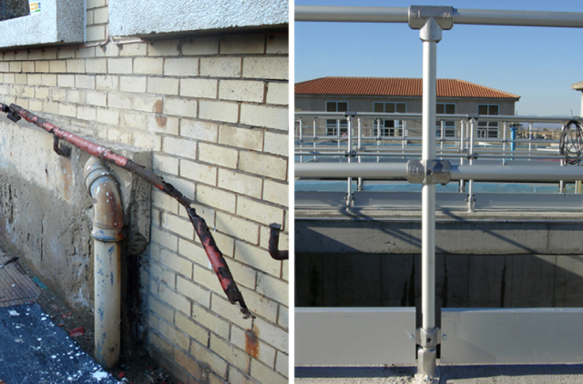 Gelaender Montieren Schweissen