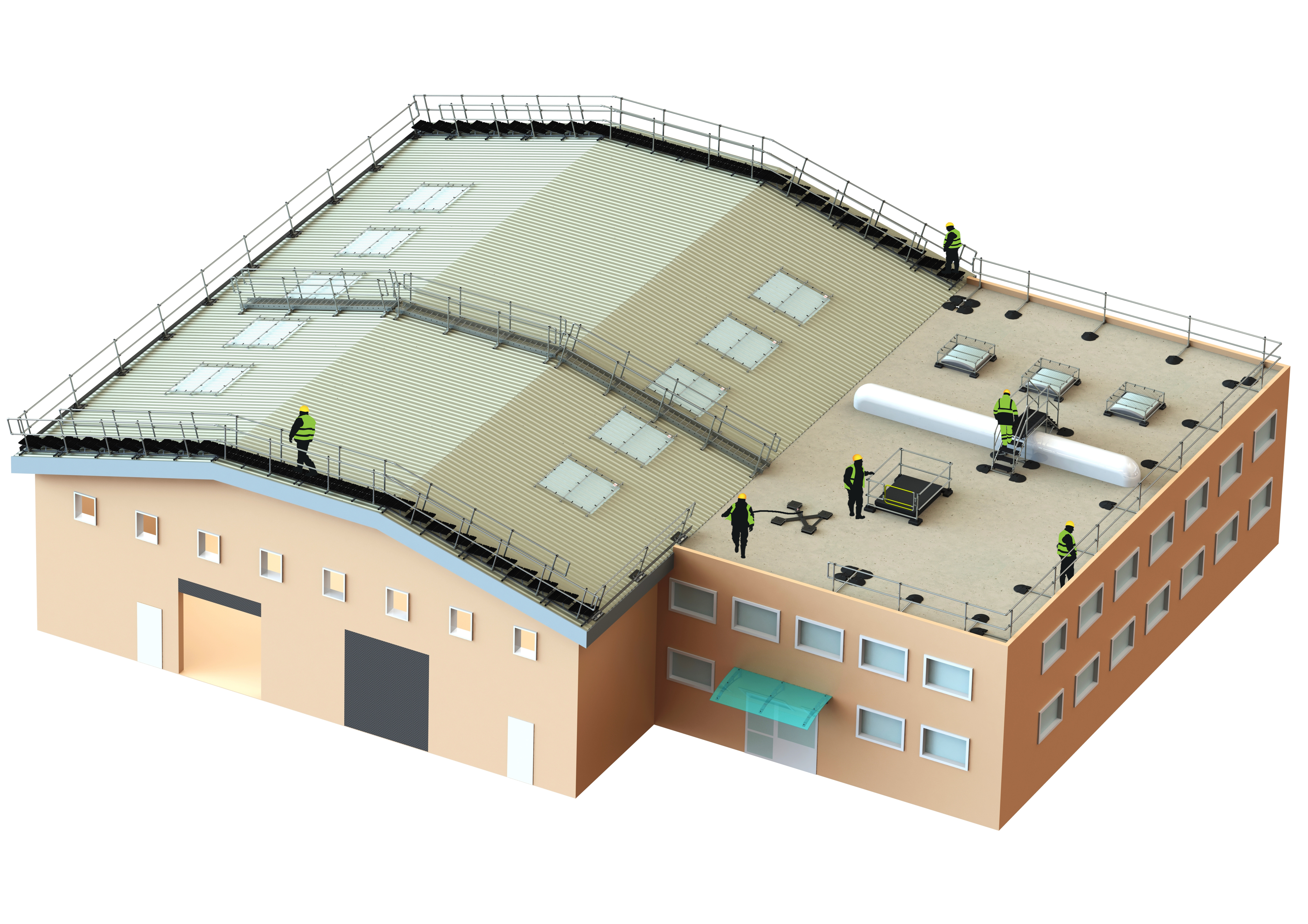 Gefahren auf dem Dach - Sichern Sie diese ab!